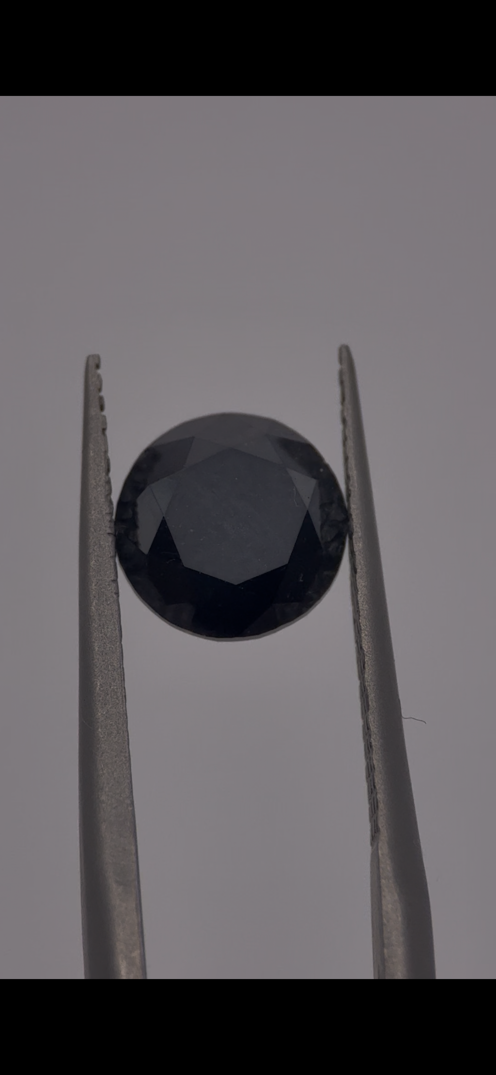 Black Diamond, Round Brilliant, 2.10ct
