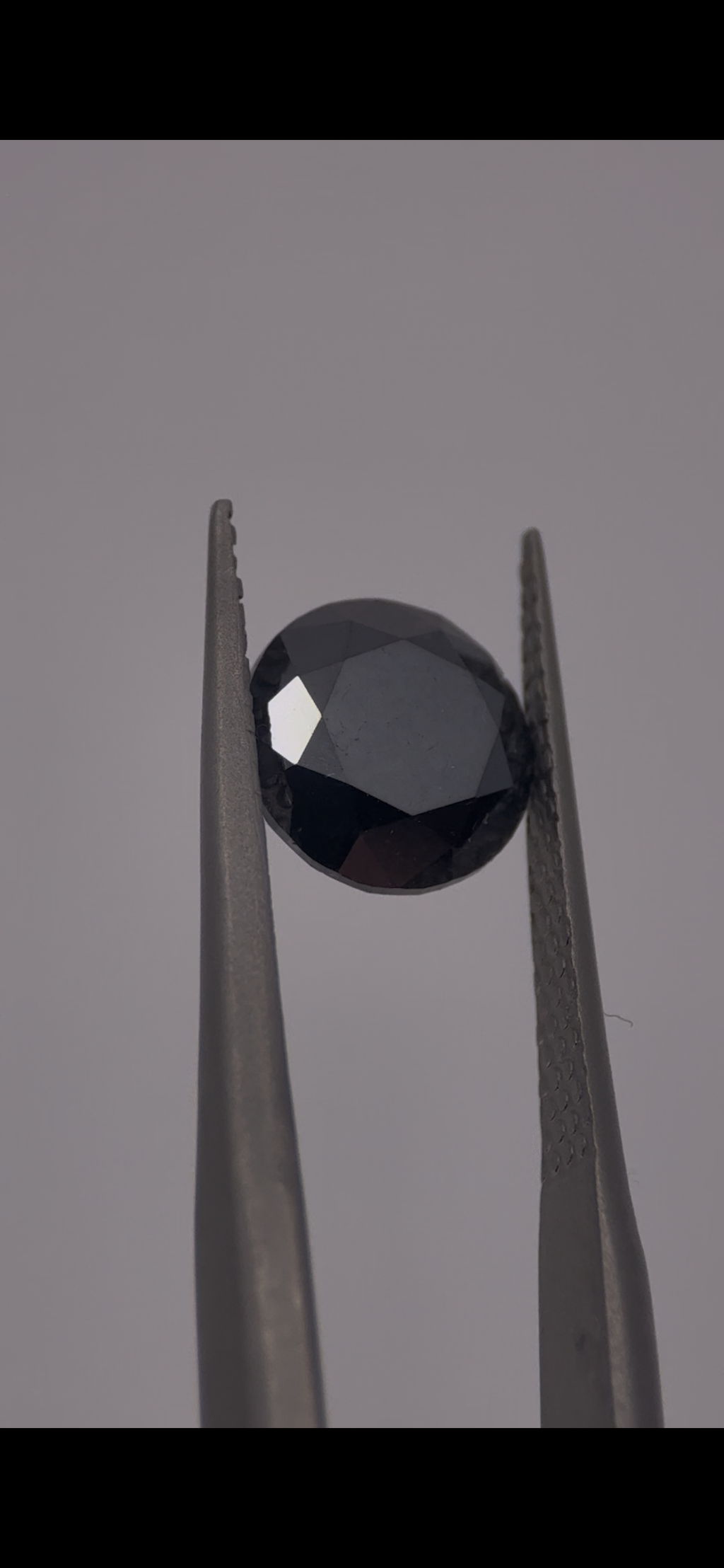 Black Diamond, Round Brilliant, 2.10ct