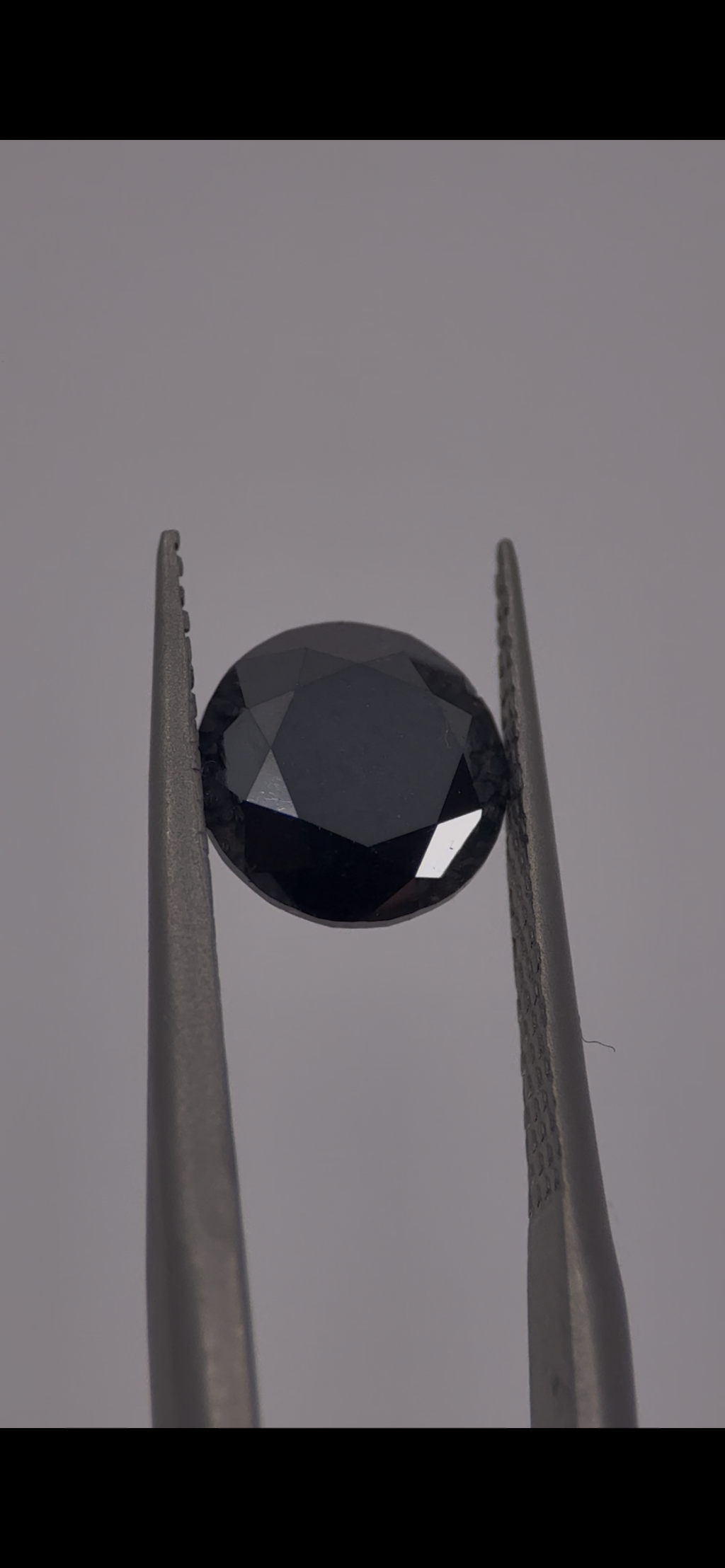 Black Diamond, Round Brilliant, 2.10ct