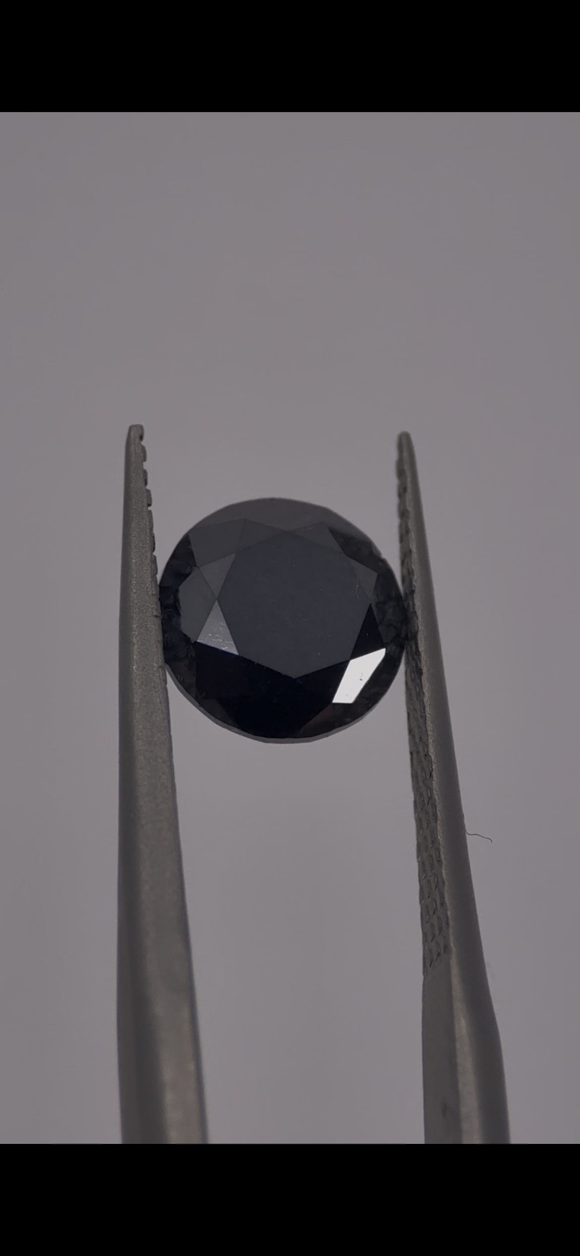 Black Diamond, Round Brilliant, 2.10ct