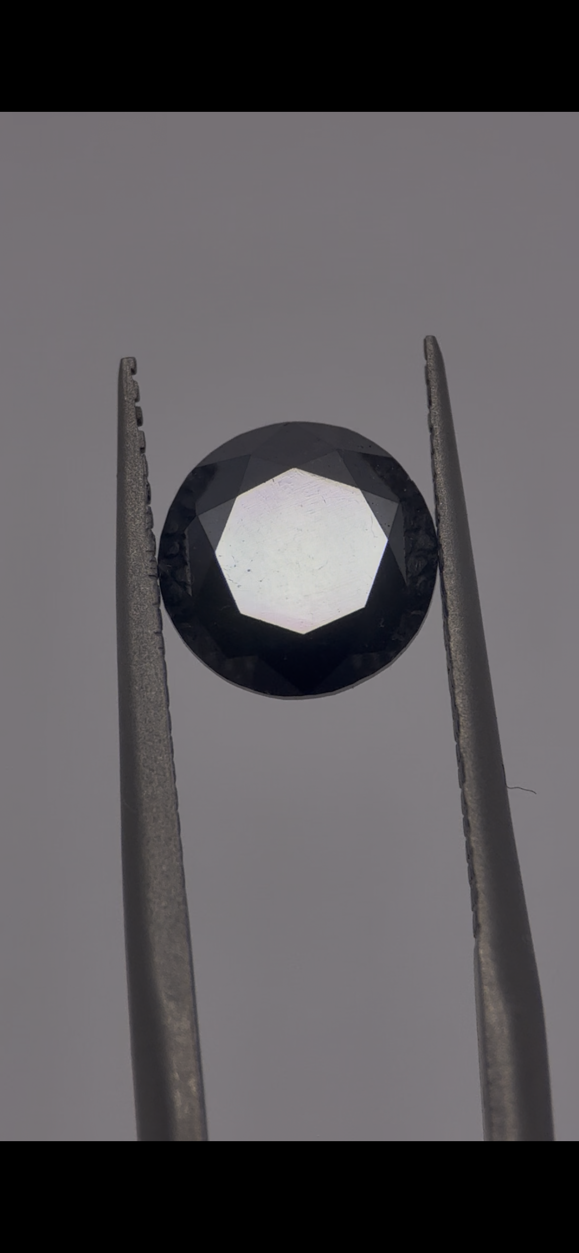 Black Diamond, Round Brilliant, 2.10ct