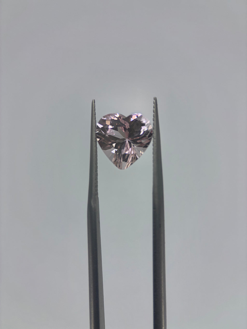 Pink Morganite, Heart Cut, 3.50ct
