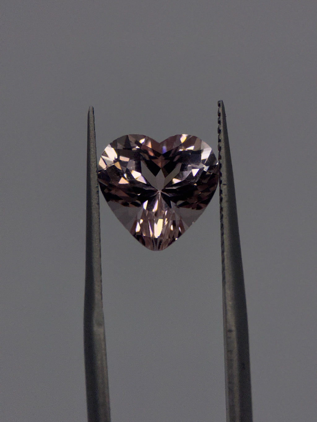 Pink Morganite, Heart Cut, 3.50ct