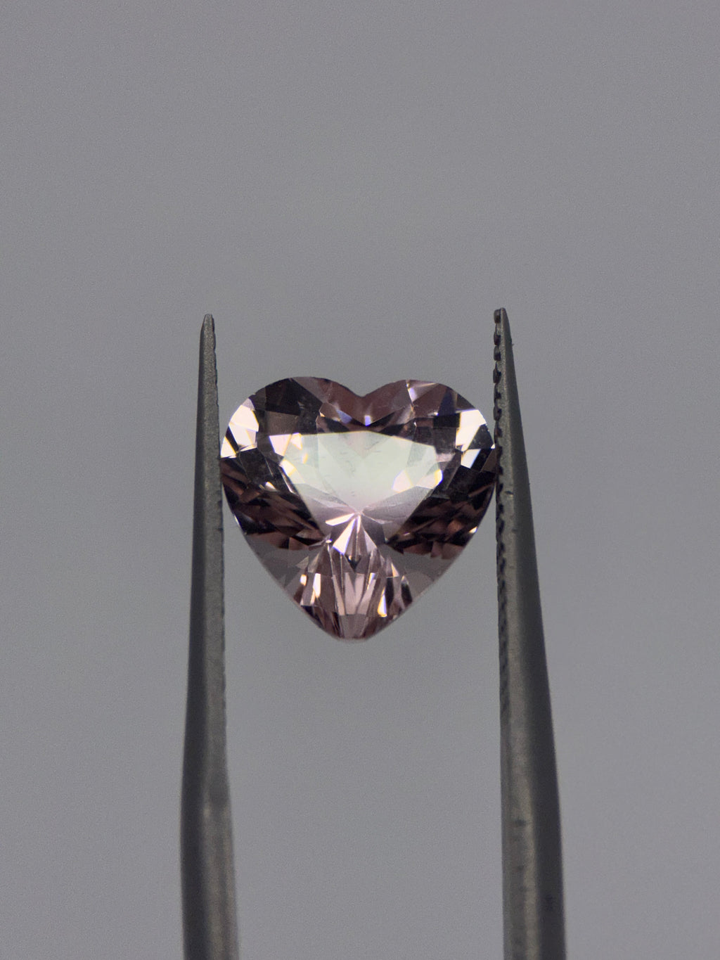Pink Morganite, Heart Cut, 3.50ct