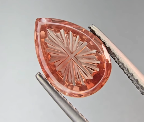 Oregon Sunstone, Fantasy Cut, 1.82ct