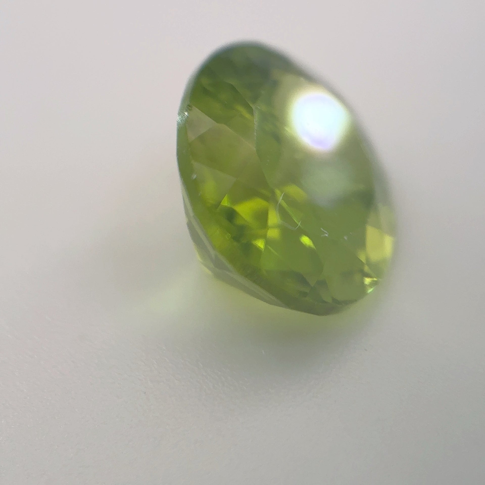 Peridot, Oval Cut, 3ct.