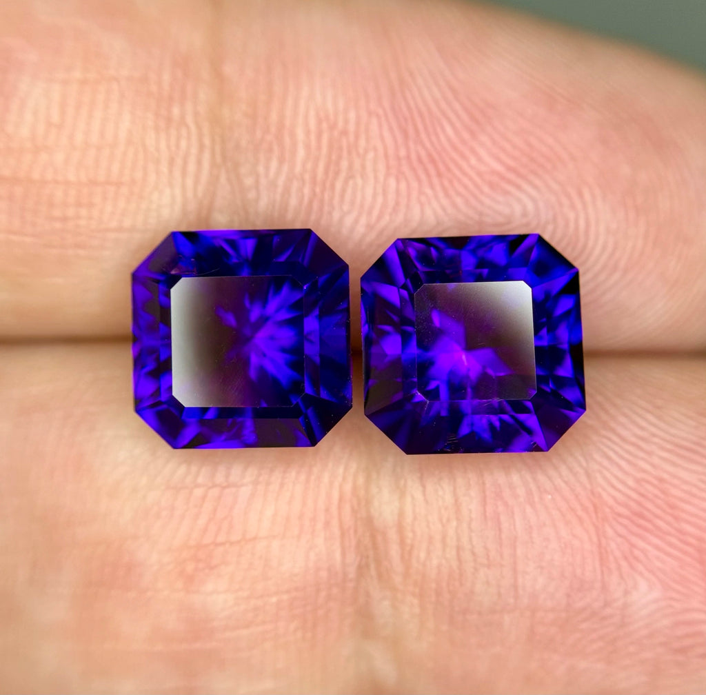 Siberian Amethyst Pair, 7.71ct
