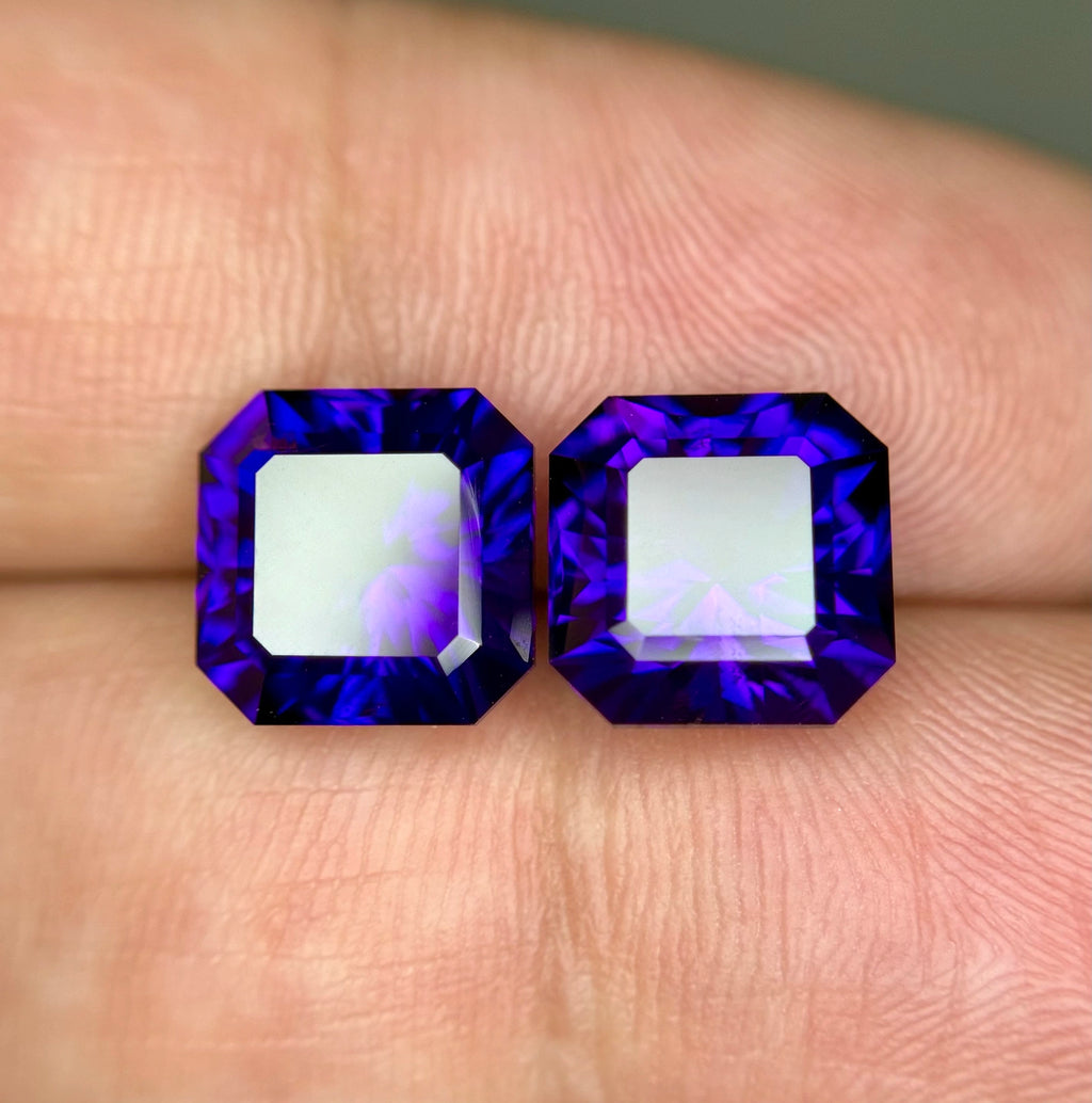 Siberian Amethyst Pair, 7.71ct