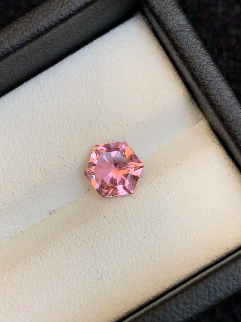 Sunset Tourmaline, Hexagonal Cut, 1.45ct