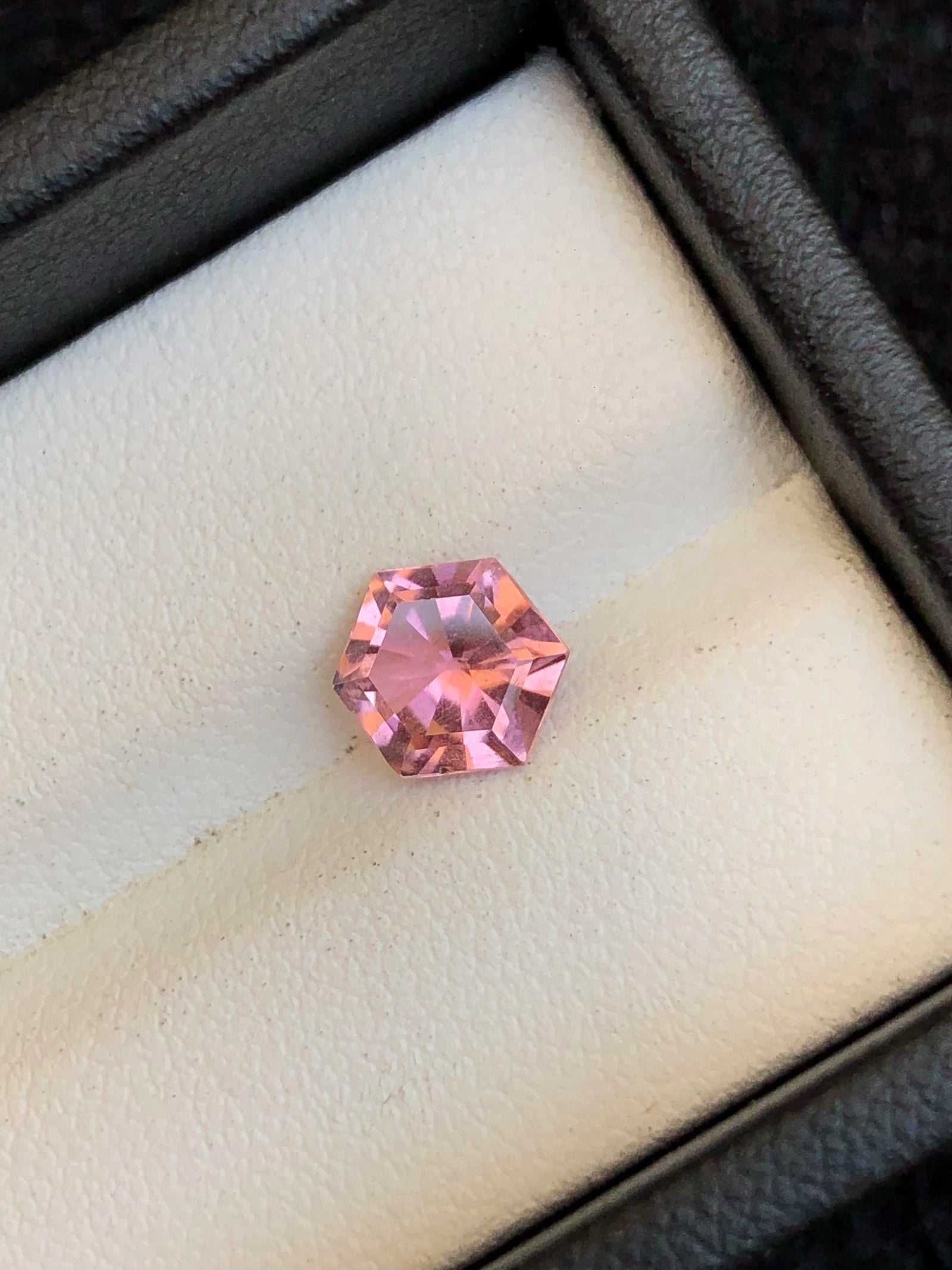 Sunset Tourmaline, Hexagonal Cut, 1.45ct