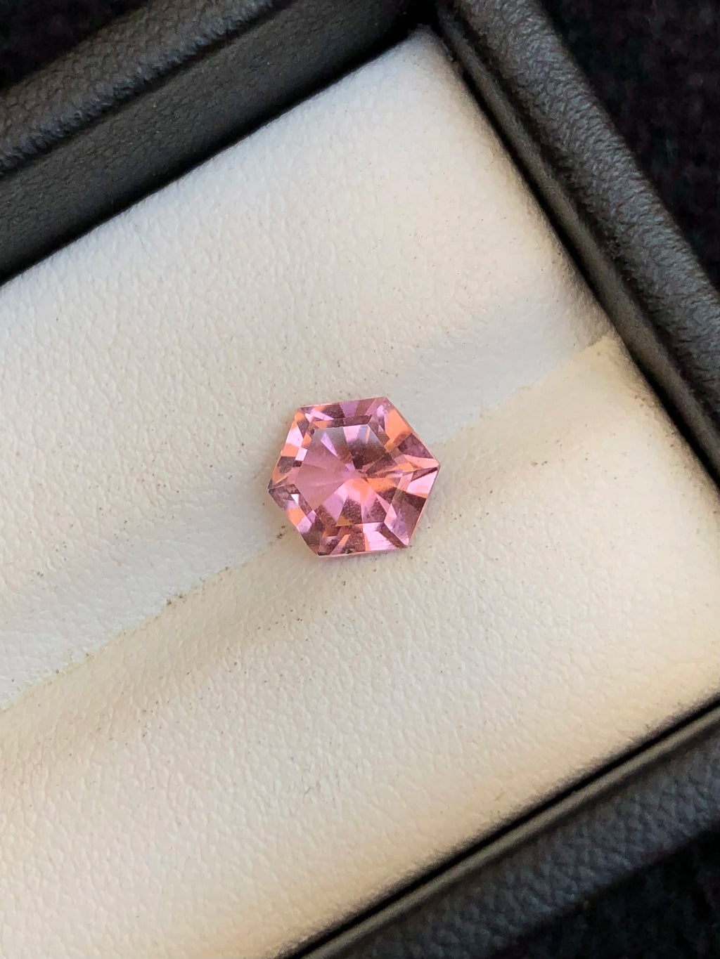 Sunset Tourmaline, Hexagonal Cut, 1.45ct