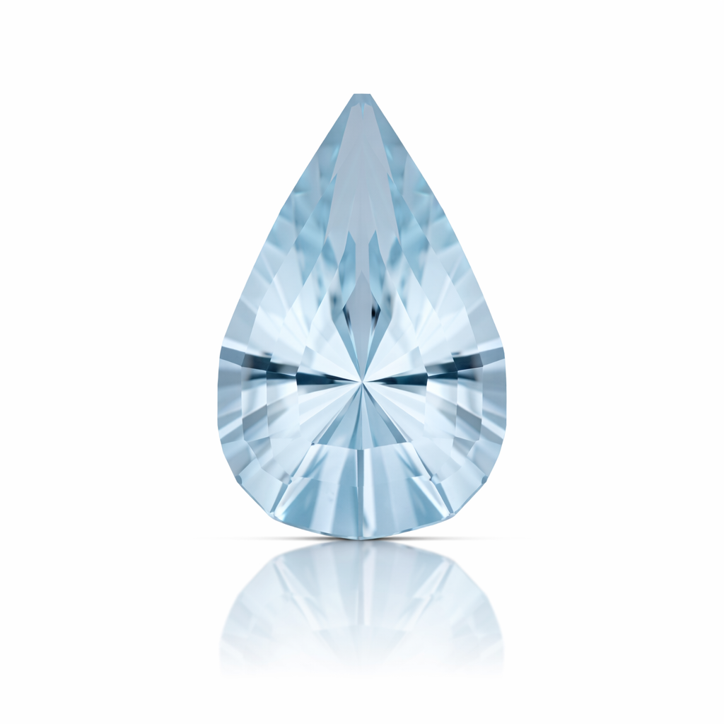Aquamarine, Precision Cut, 4.00ct