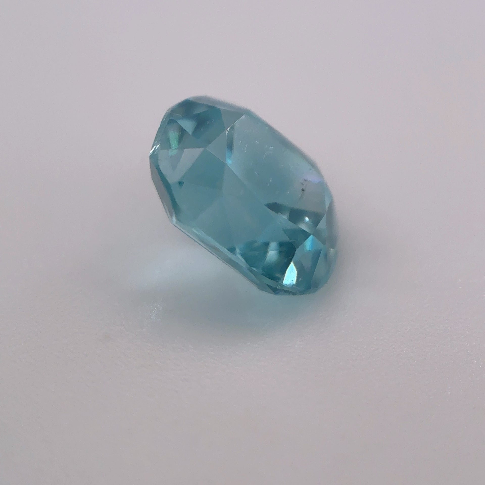 Blue Zircon, Cushion Cut, 1.91ct
