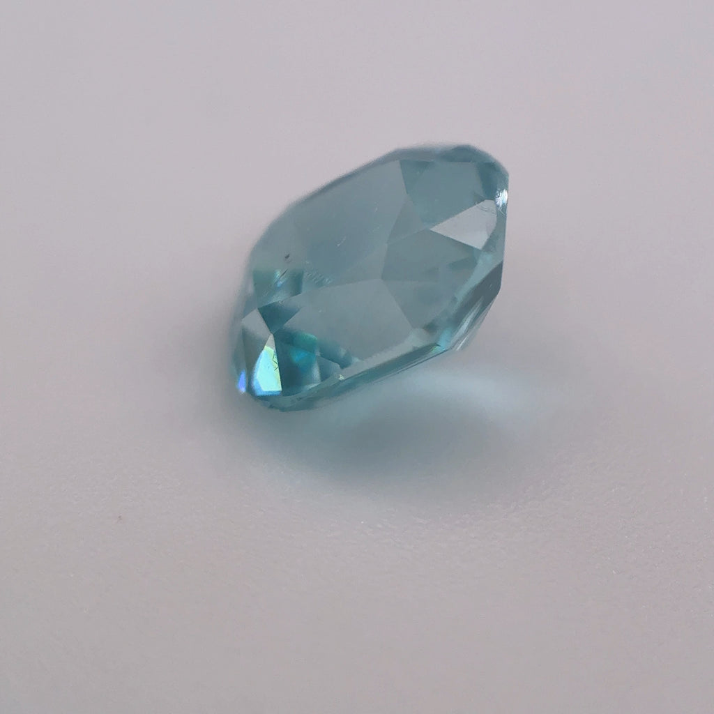 Blue Zircon, Cushion Cut, 1.91ct