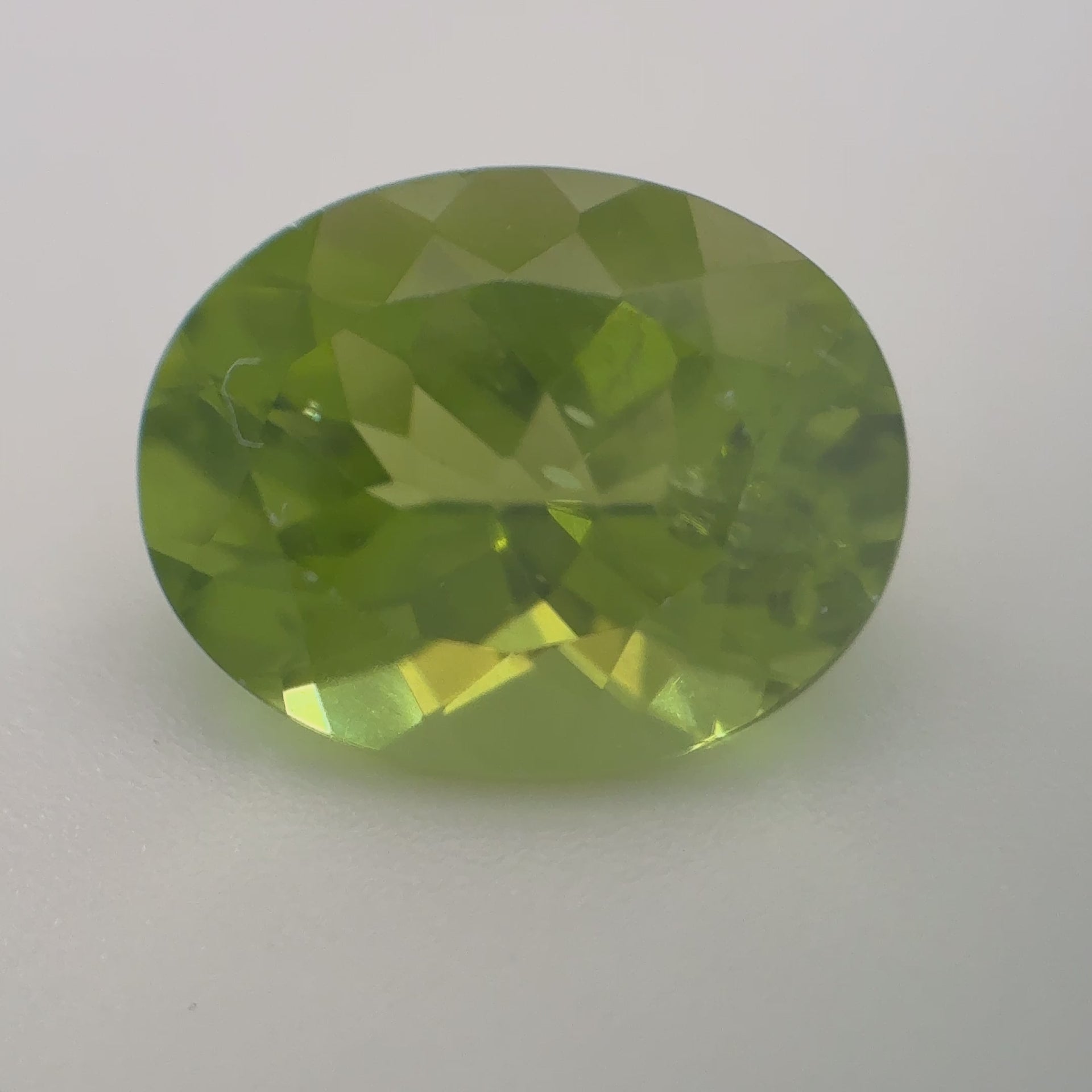 Peridot, Oval Cut, 3ct.