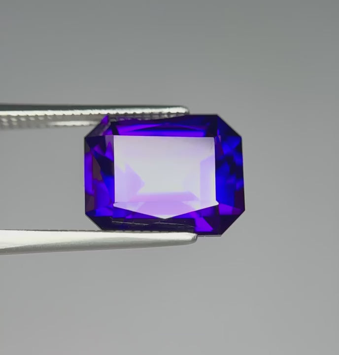 Siberian Amethyst, Precision Cut, 3.98ct