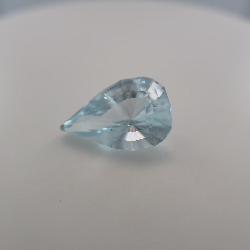 Aquamarine, Precision Cut, 4.00ct